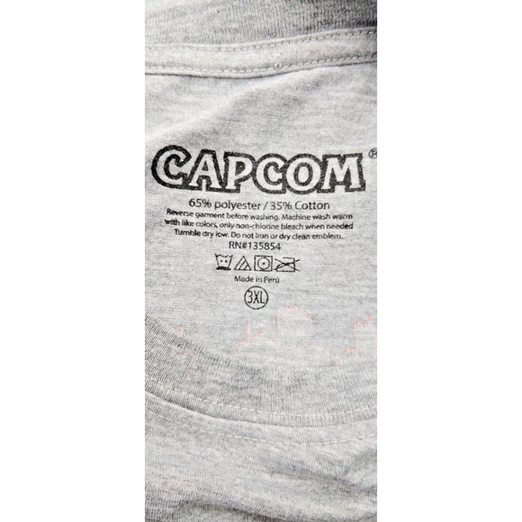 Original Printed Street Fighter Gray Long Sleeve New Generation T Japanese Print - Picture 3 of 9